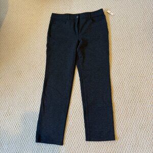 Womens Talbots Ponte Pants Charcoal Grey Size 14 NWT